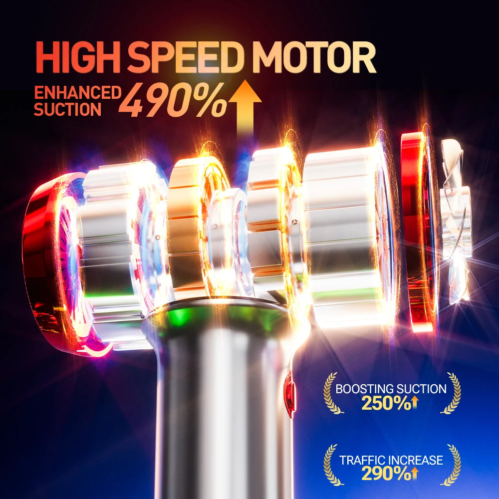 SZUK 178000Pa Car Vacuum Cleaner Wireless Handheld Cleaner Mini Cleaning Machine Strong Powerful Portable Vacuum Cleaner Car