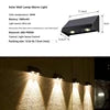 Waterproof IP65 LED Solar Powered Wall for Courtyard Garden Villa Exterior Door Night Scene Decorative Spotlights Outdoor Solar