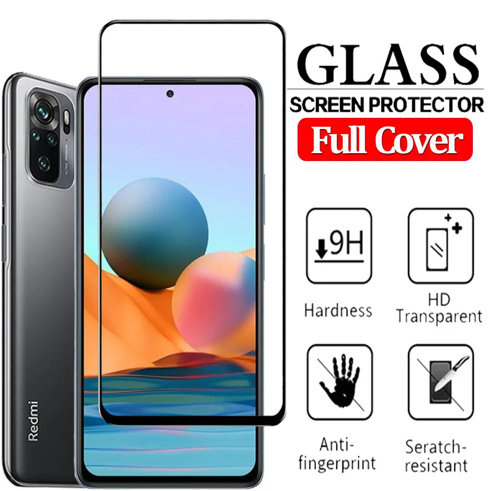 Frontal Vidrio Templado Para Xiaomi Redmi Note 15 14 10 11 12 13 Pro 5G Protectores de Pantalla Redmi Note 12S 11S 10S Película Protectora Note10 S Película Note11 Glass Redmi Note12 Pro Plus película para de cámara