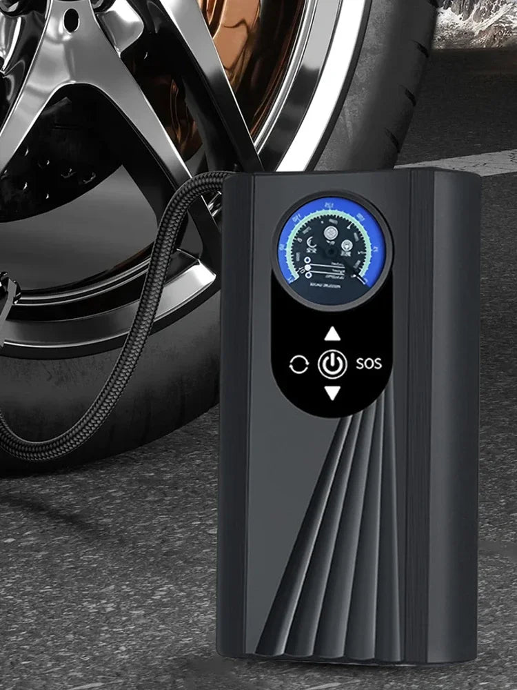 Inflador de neumáticos de coche portátil, bomba inflable de neumáticos de coche de 150PSI, bomba inflable Digital de alta precisión, pantalla LCD para motocicleta