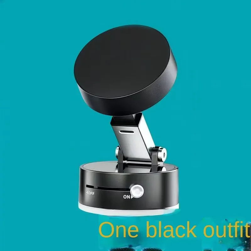 Vacuum adsorption magnetic car mobile phone holder 2025 new suction cup magnetic retractable foldable portable home desktop