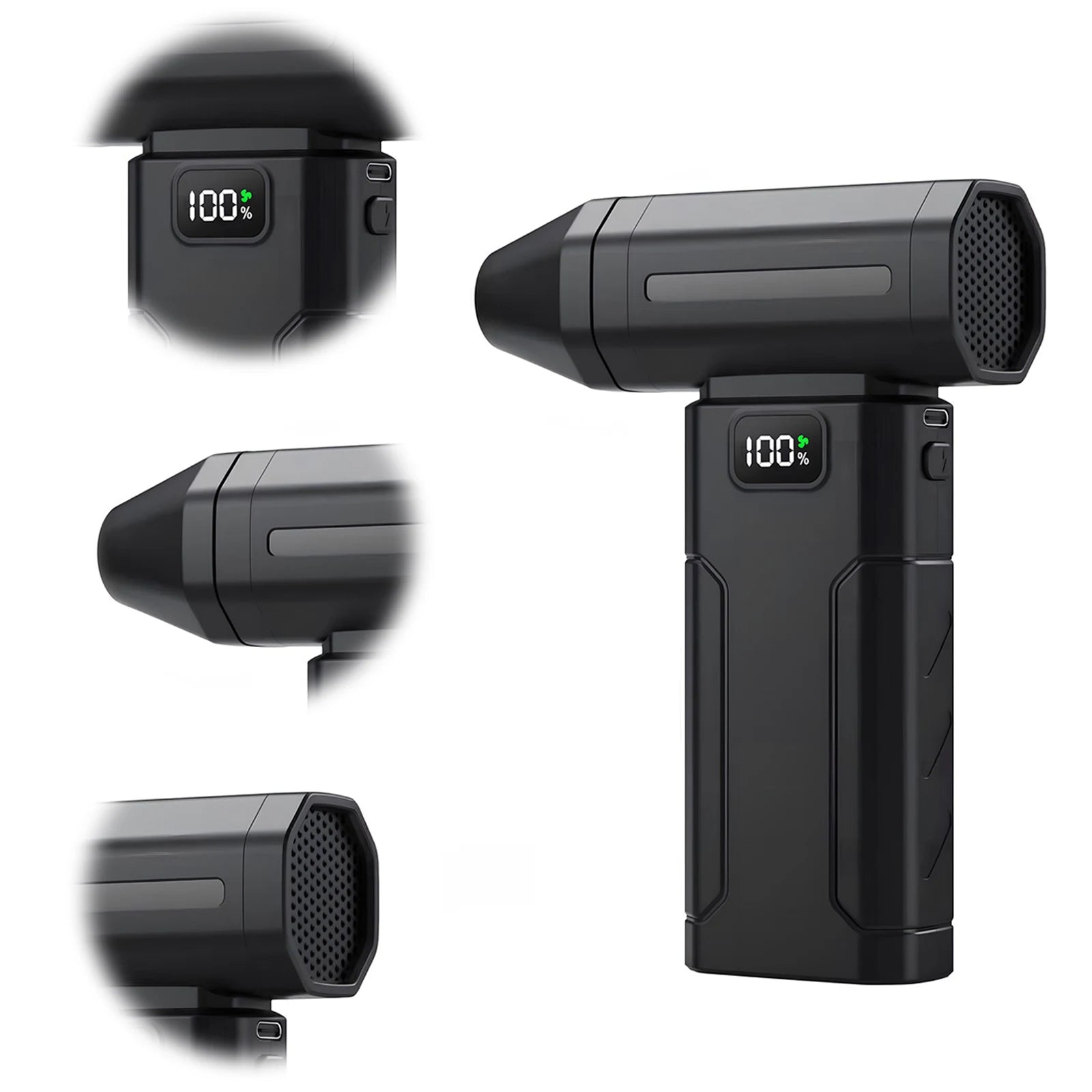 Ventilador Turbo Jet sin Escobillas X8 de 150000 RPM, Potente Soplador de Aire Eléctrico, Aspiradora de Aire Comprimido, Limpiador de Polvo Recargable de 6000 mAh