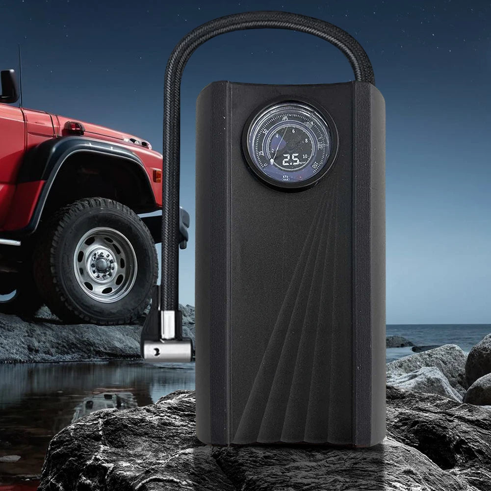 Inflador de neumáticos de coche portátil, bomba inflable de neumáticos de coche de 150PSI, bomba inflable Digital de alta precisión, pantalla LCD para motocicleta