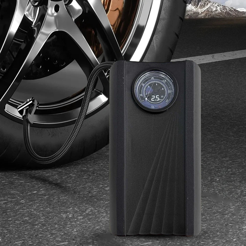 Inflador de neumáticos de coche portátil, bomba inflable de neumáticos de coche de 150PSI, bomba inflable Digital de alta precisión, pantalla LCD para motocicleta