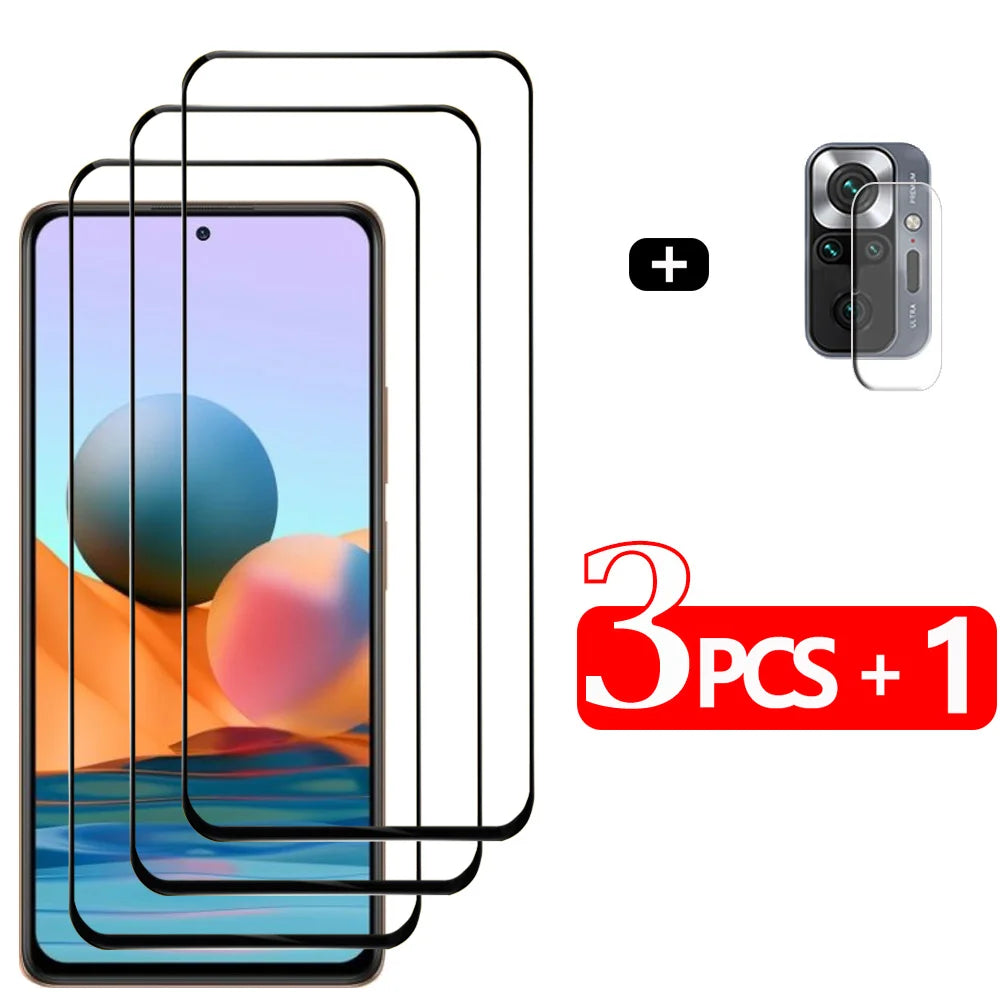 Frontal Vidrio Templado Para Xiaomi Redmi Note 15 14 10 11 12 13 Pro 5G Protectores de Pantalla Redmi Note 12S 11S 10S Película Protectora Note10 S Película Note11 Glass Redmi Note12 Pro Plus película para de cámara