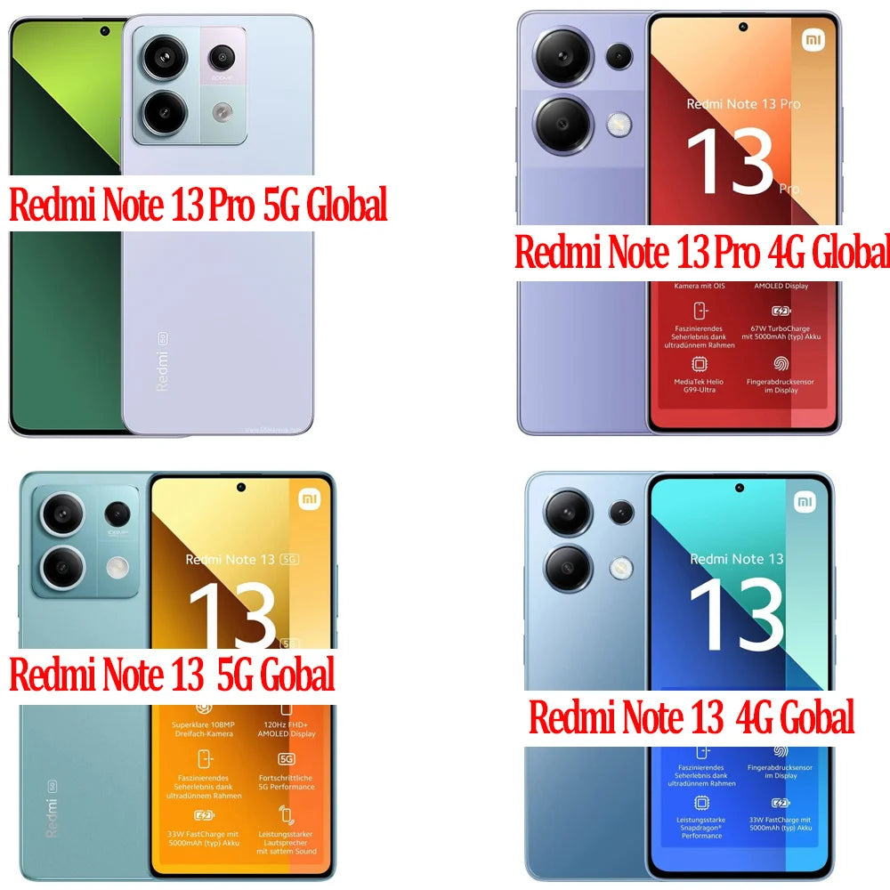 Frontal Vidrio Templado Para Xiaomi Redmi Note 15 14 10 11 12 13 Pro 5G Protectores de Pantalla Redmi Note 12S 11S 10S Película Protectora Note10 S Película Note11 Glass Redmi Note12 Pro Plus película para de cámara