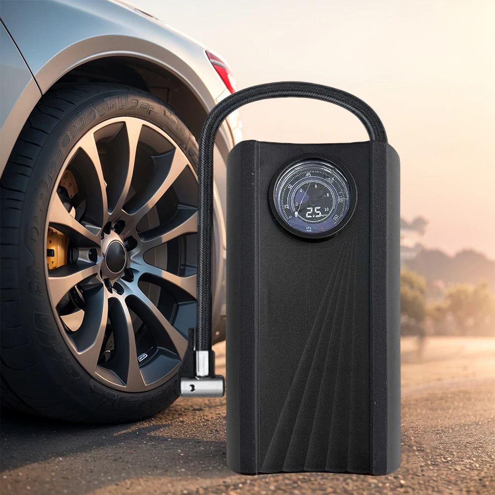 Inflador de neumáticos de coche portátil, bomba inflable de neumáticos de coche de 150PSI, bomba inflable Digital de alta precisión, pantalla LCD para motocicleta