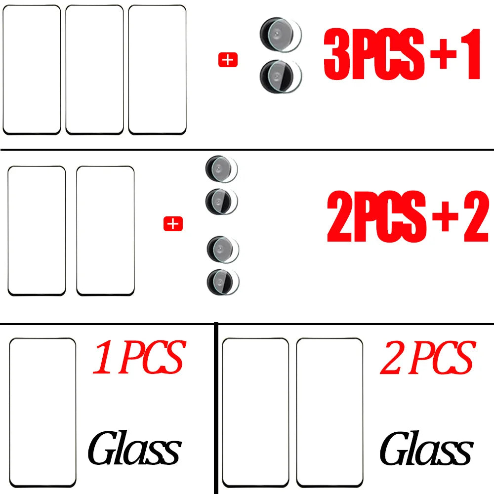 Frontal Vidrio Templado Para Xiaomi Redmi Note 15 14 10 11 12 13 Pro 5G Protectores de Pantalla Redmi Note 12S 11S 10S Película Protectora Note10 S Película Note11 Glass Redmi Note12 Pro Plus película para de cámara