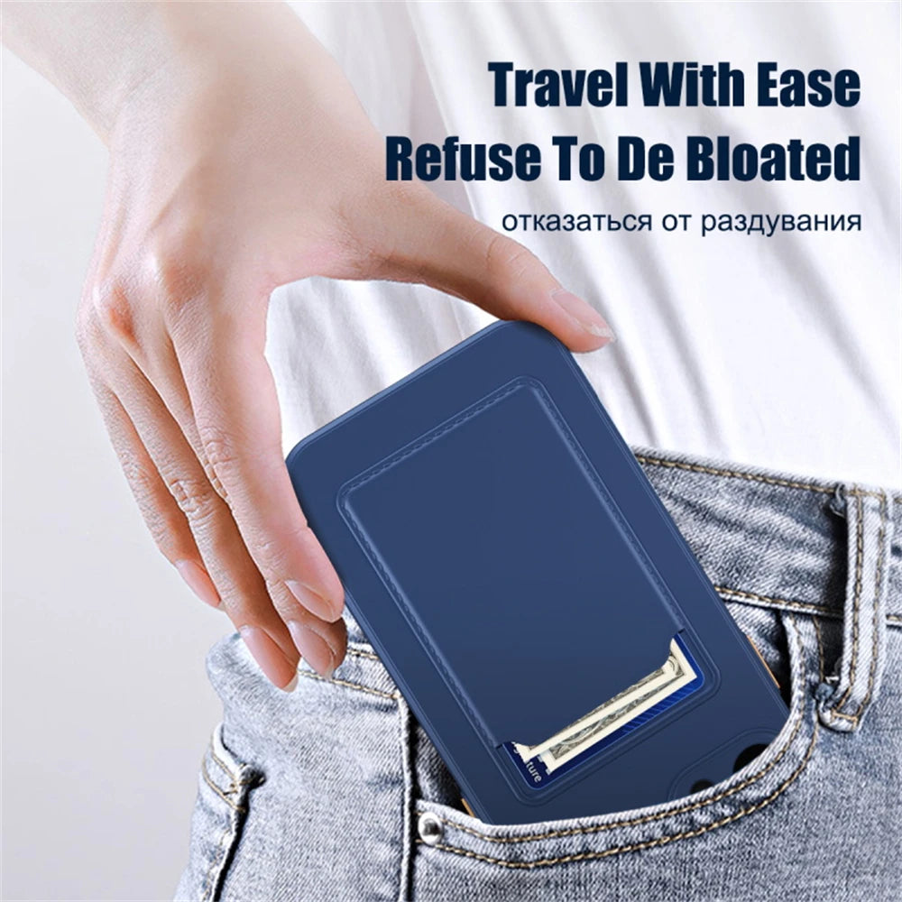 Luxury Soft Silicone Wallet Case Funda For iPhone 17 Air 16 15 14 11 13 12 Pro Max Plus Card Holder Slot Back Cover Protective