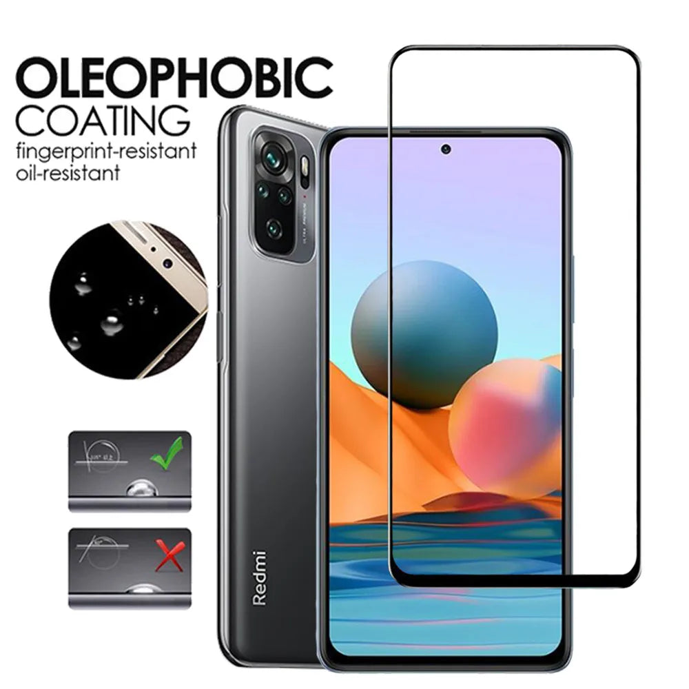 Frontal Vidrio Templado Para Xiaomi Redmi Note 15 14 10 11 12 13 Pro 5G Protectores de Pantalla Redmi Note 12S 11S 10S Película Protectora Note10 S Película Note11 Glass Redmi Note12 Pro Plus película para de cámara