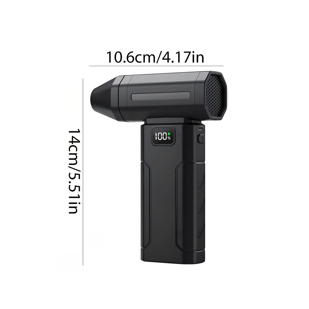 Ventilador Turbo Jet sin Escobillas X8 de 150000 RPM, Potente Soplador de Aire Eléctrico, Aspiradora de Aire Comprimido, Limpiador de Polvo Recargable de 6000 mAh