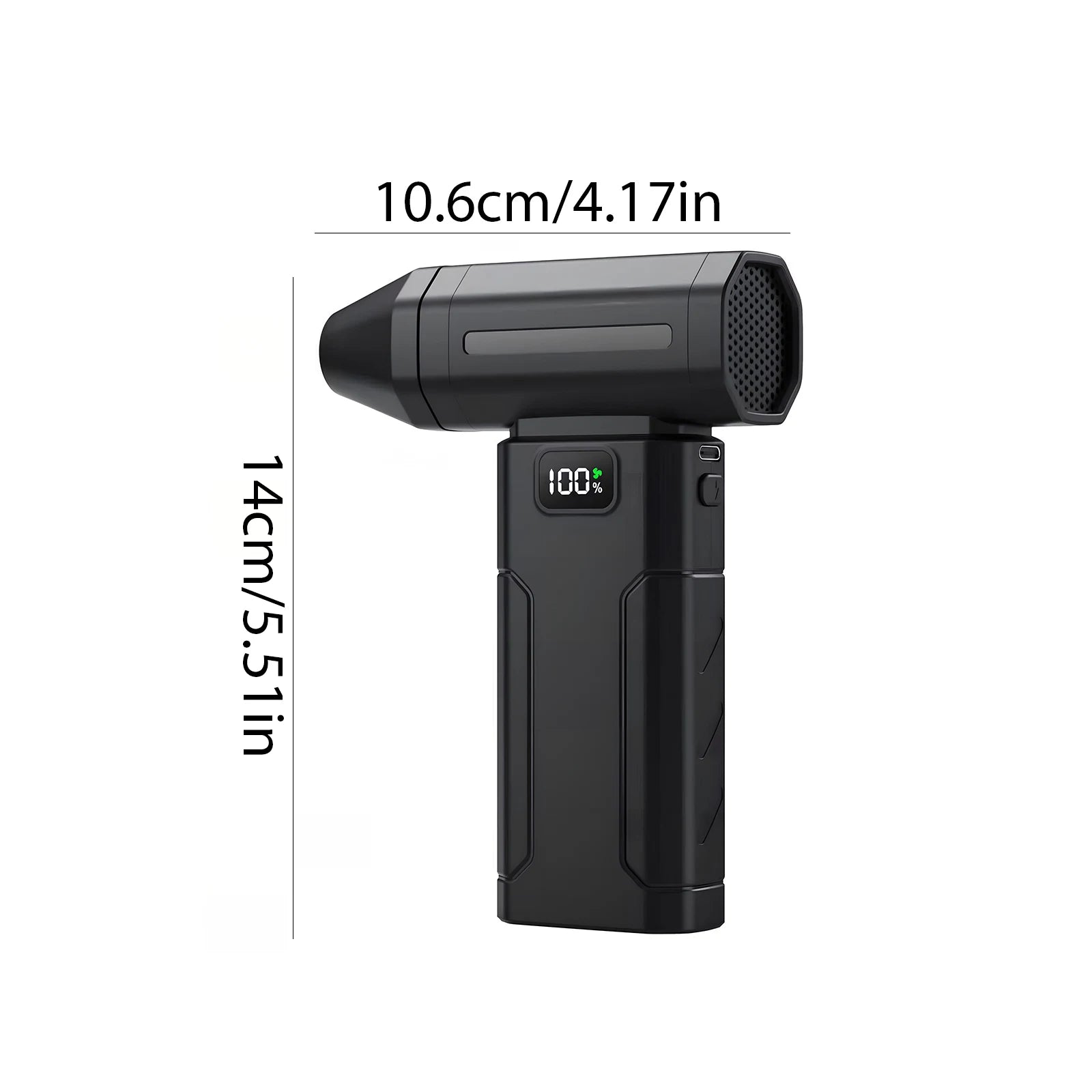 Ventilador Turbo Jet sin Escobillas X8 de 150000 RPM, Potente Soplador de Aire Eléctrico, Aspiradora de Aire Comprimido, Limpiador de Polvo Recargable de 6000 mAh