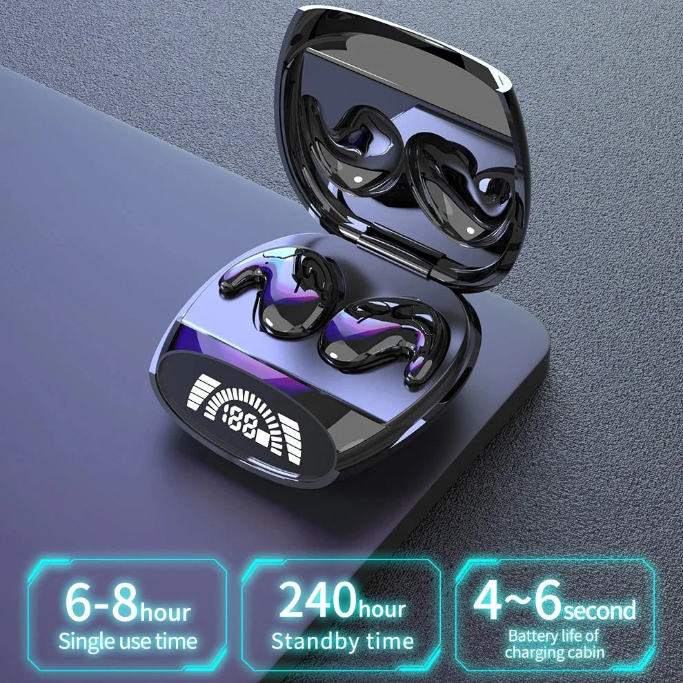 Auriculares Bluetooth 5,3 con traducción AI, compatibles con 135 idiomas, inalámbricos, para dormir, auriculares HiFi con reducción de ruido