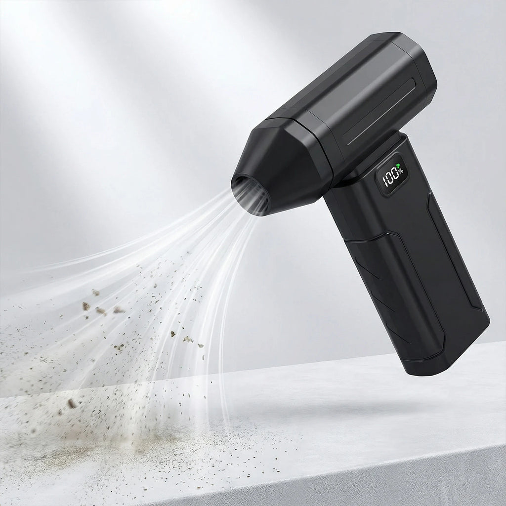 Ventilador Turbo Jet sin Escobillas X8 de 150000 RPM, Potente Soplador de Aire Eléctrico, Aspiradora de Aire Comprimido, Limpiador de Polvo Recargable de 6000 mAh
