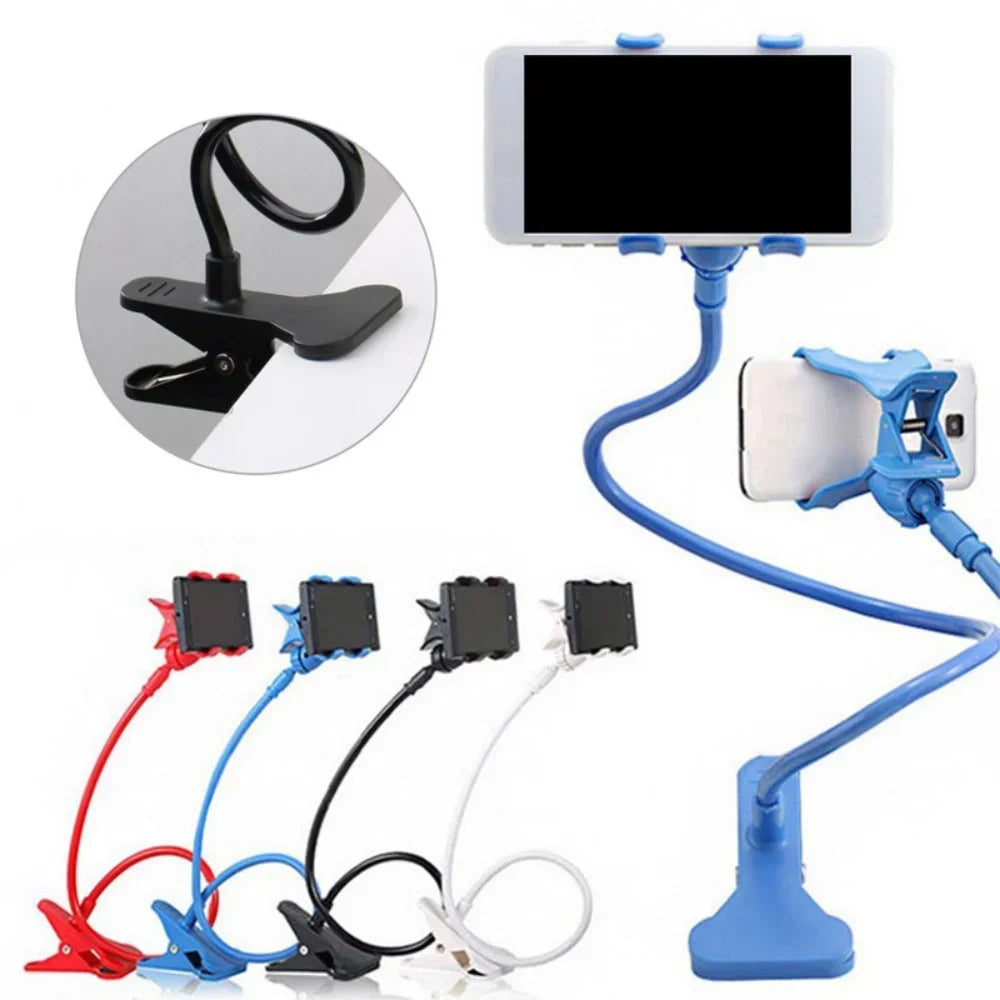 Universal Mobile Phone Bracket Clamp Bedside Desktop  Long Arm Lazy Person Phone Stands Support For iPhone Xiaomi Huawei Samsung