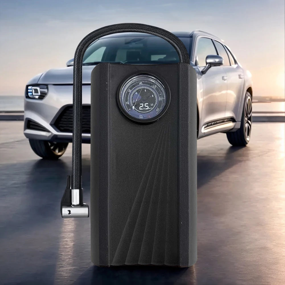 Inflador de neumáticos de coche portátil, bomba inflable de neumáticos de coche de 150PSI, bomba inflable Digital de alta precisión, pantalla LCD para motocicleta