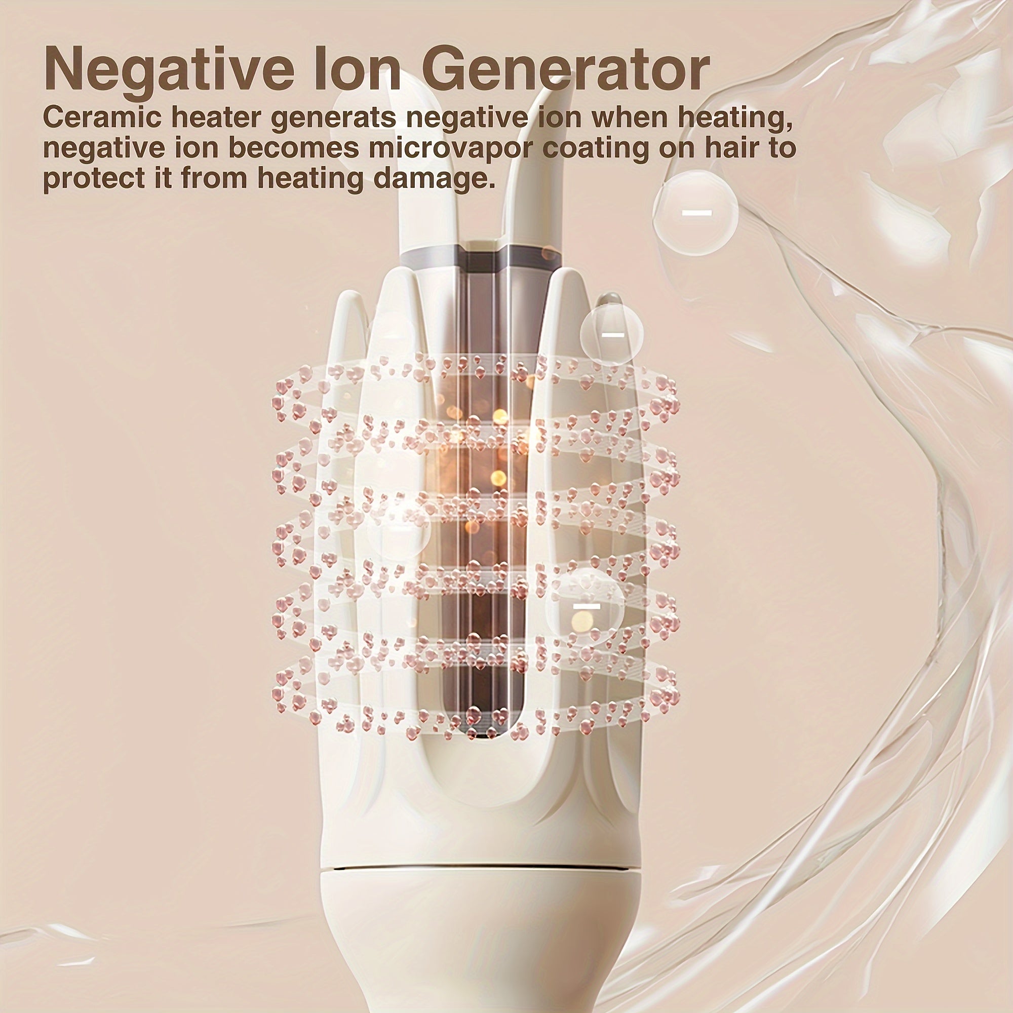Automatic Hair Curler, 28mm Barrel, 4 Temperature Modes, Negative Ion Generator, Smart Timer and Sensor, Auto Off for Safety